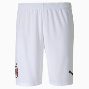 AC Milan White Home Replica Football Shorts 2020/21 BNWT Puma S - Picture 1 of 2