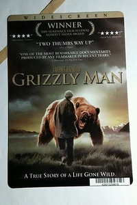 GRIZZLY MAN WERNER HERZOG PLASTIC PHOTO MINI POSTER BACKER CARD (NOT A movie ) - Picture 1 of 1