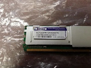 ACT2GFR72K8G667S 2GB  2RX8  PC2-5300 DDR2-667MHz  ECC FULLY BUFFER SERVER MEMORY - Picture 1 of 1