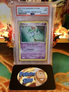 Pokémon Diamond & Pearl Secret Wonders Kirlia 53/132 2007 prelanzamiento - PSA 9 - Imagen 1 de 3