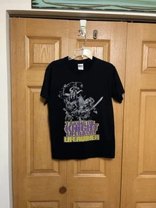 Liferuiner Band Tee Small Black Gildan T-Shirt Metalcore Knight Graphic Rare - Picture 1 of 6