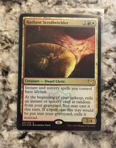 MTG Magic The Gathering STX Strixhaven Foil Extended #271 Radiant Scrollwielder - Picture 1 of 2