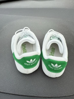 Adidas Stan Smith Infantil Cuna Zapatos Tenis Talla 3K Blanco con Verde Foto 1 de 4