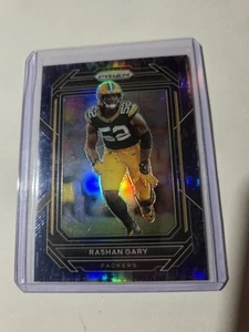 2022 Rashan Gary /25 Panini Prizm Blue Camo Parallel GREEN BAY PACKERS  - Picture 1 of 2