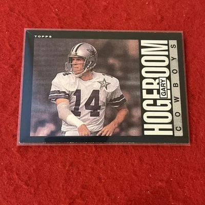 1985 Topps GARY HOGEBOOM Rookie RC #44  VG   Cowboys - Image 1 of 2