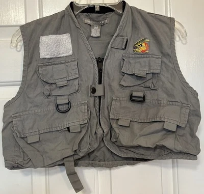 Danielson Calm Water Classic Fly Fishing Vest Size Medium Outdoor Gray - Image 1 of 4