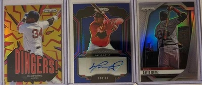 David Ortiz - 2025 Panini Prizm Legendary Signature Azul /49, Dingers /199, Ref. Foto 1 de 4