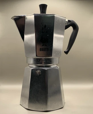 Bialetti Moka Express Coffee Espresso Maker 12 cup XL Made in Italy Stovetop VGC - image 1 of 4