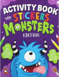 Monster Sticker Activity Book - Picture 1 of 4
