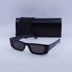 SAINT LAURENT SL553 001 Black/Black 52-20-145 Sunglasses New Authentic - Picture 1 of 6