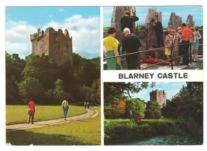 Cork Ireland Blarney Castle Medieval Blarney Stone John Hinde Postcard - Picture 1 of 2