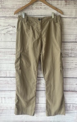 Gamehide Pants Womens Medium Brown Cargo Insect Shield Elimitick Hiking Hunting - Image 1 of 4