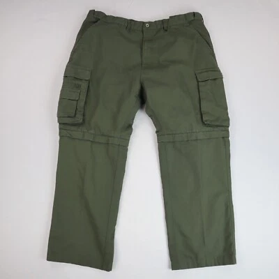 Pantalones cargo convertibles uniforme verde Boy Scouts of America para hombre 40x28 Foto 1 de 4