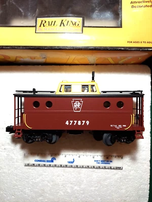 MTH RAIL KING #30-7730 PENNSYLVINNA N-5C LIGHTED CABOOSE - Image 1 of 4