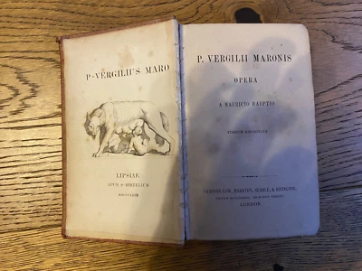 P Vergilii Maronis Vergilius Maro Opera A Mauricio Hauptio 1873 MDCCCLXXIII - Image 1 of 4
