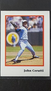 1990 Publication's International Mini Sticker Baseball A-G * Pick Your Player *