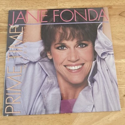 Jane Fonda Prime Time Workout 1984 Elektra Records  Vinyl LP Still Sealed Foto 1 de 2
