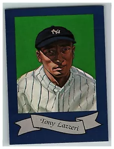 1984 #16 Tony Lazzeri Hof 1927 Yankees Ron Lewis Card Artwork Galasso Renata Ex - Picture 1 of 2