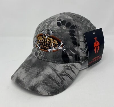 Non-Typical Outfitters Camo Trucker Hat Mid Profile StrapBack Cap Kryptek *New - Image 1 of 4