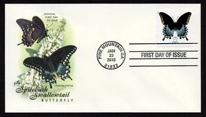 USA, SCOTT # 4736, ARTCRAFT FDC COVER 2013 SPICEBUSH SWALLOWTAIL BUTTERFLY 66¢ - Picture 1 of 1
