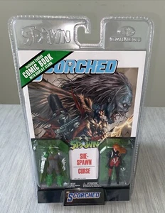 Spawn Page Punchers 2pk She Spawn and Curse with English Comic Book New - Picture 1 of 4
