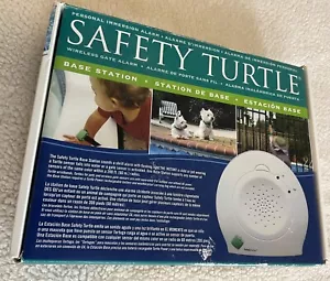 Safety Turtle Base Station Pool Immersion Alarm w 1 Wristband Child/Pet NEW OPEN - Picture 1 of 7