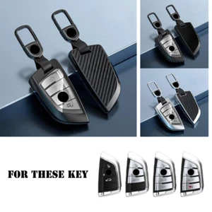 Zinc Alloy TPU Car Key Case Cover For BMW X1 X2 X3 X4 X5 X6 X7 1 2 3 4 5 6 7 8 - Picture 1 of 12