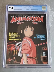 👻SPIRITED AWAY👻 Miyazaki - Animation Magazine 09/2002 - CGC 9.4 - Top Pop - Bild 1 von 3
