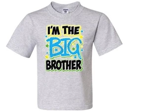 I'M THE BIG BROTHER NEON Kids T-Shirt JERZEES BRAND Size 6 Months To 18-20=XL - Picture 1 of 11