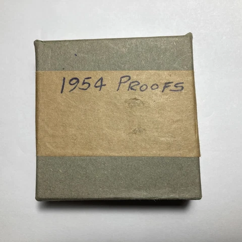 1954 Silver Proof Set In Box- Pristine Sealed Unopened OGP Cover