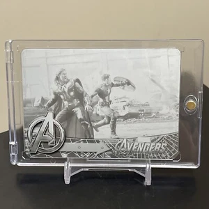 2012 Upper Deck Marvel Avengers Assemble Black Printing Plate 1/1 #164 Thor Cap - Picture 1 of 2