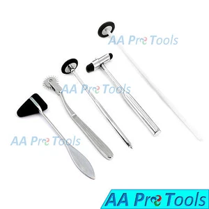 5 Percussion Hammers Surgcial Medical Neurology Orthopedics Instruments - Picture 1 of 3