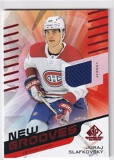 2022-23 UD SP GAME USED NEW GROOVES ROOKIE JERSEY CANADIENS JURAJ SLAFKOVSKY (B)