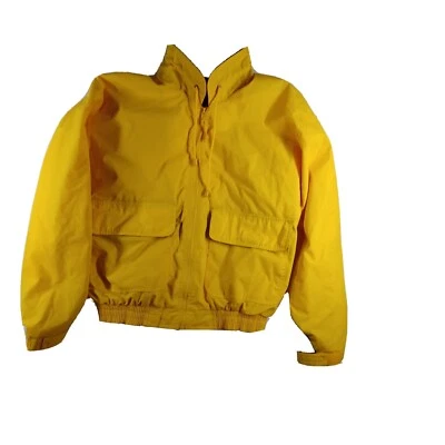 Chaqueta forrada para hombre talla mediana color amarillo tri-montaña Foto 1 de 4