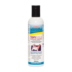 Mavlab Topizole Medicated Shampoo Dogs Cats Grooming 250ml 500ml 1 Litre Pet - Picture 1 of 15