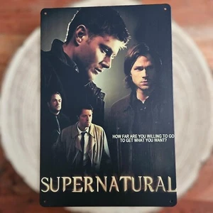 🍀 Blechschild Metallschild Serie Supernatural Sam Und Dean Winchester Tin Sign - Bild 1 von 2