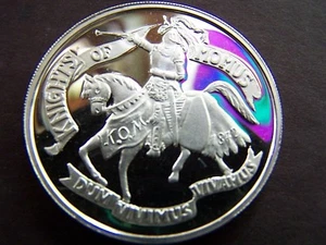 1979 Momus POTOMAC FOLLIES Fine Silver Mardi Gras Doubloon - Picture 1 of 2