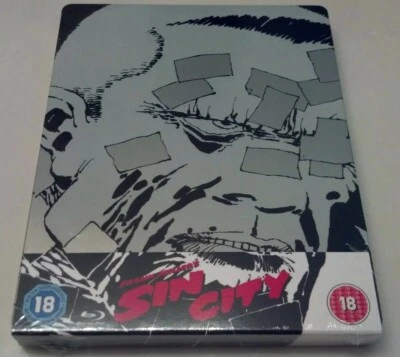 Sin City STEELBOOK (Blu-ray, UK Import) REGION FREE ***SEALED*** - Image 1 of 4