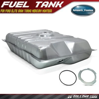 Tanque de combustible de 26 galones con anillo de bloqueo para Ford Gran Torino 74-76 Mercury Montego Foto 1 de 4