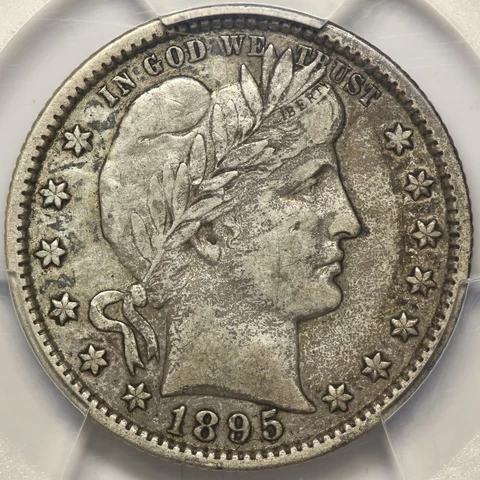 1895 O Barber Quarter 25C- PCGS VF 30 Cover