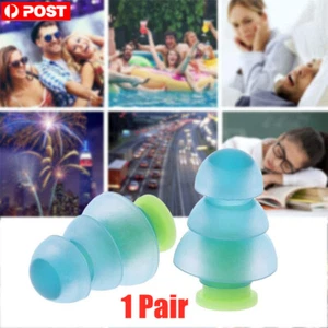 Silicone Ear plugs 25db Earplugs Sleeping Snore Shooting Work Noise Cancelling - Picture 1 of 12