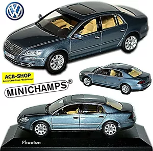 VW Volkswagen Phaeton Restyling GP1 Berlina 2007-10 Coucougrey 1:43 Minichamps - Foto 1 di 7