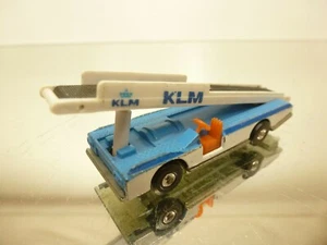 BANDAI 6 CONVEYOR CAR - AIRPORT KLM - BLUE+WHITE 1:120 - GOOD CONDITION - 103 - Imagen 1 de 6