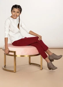YMI GIRLS LOVE 5 POCKET CORDUROY SKINNY JEAN RIBBON RED SZ 12 - Picture 1 of 7
