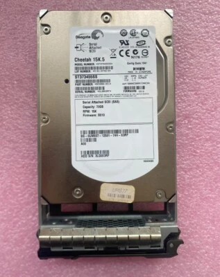 Seagate Cheetah 73GB SAS Hard Drive ST373455SS w/ Caddy 15K RPM - Image 1 of 4