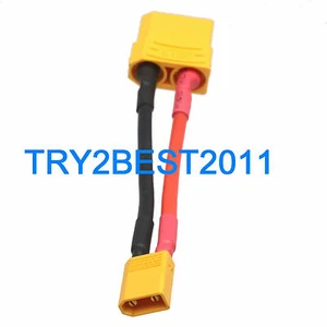 XT30 male to XT90 female Connector Adapter Cable 14AWG 5CM Wire for LiPo - Picture 1 of 4