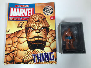 Classic Marvel Figurine Collection #4 The Thing Complete With Magazine
