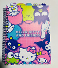 Sanrio Hello Kitty & Friends 4-Tab Spiral Ruled Notebook Journal (Friends) - New