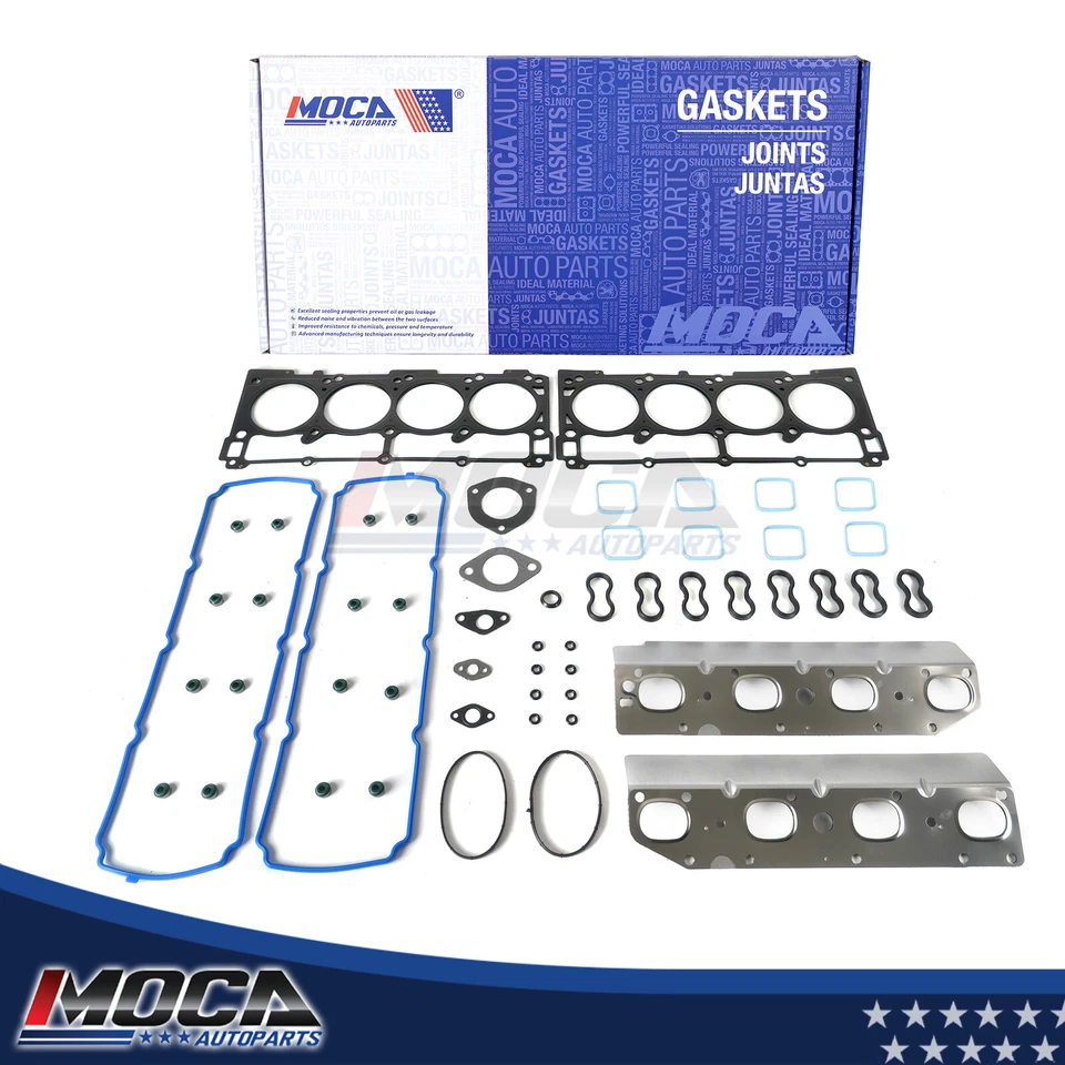 Head Gasket Set for Chrysler 300 Dodge Aspen Durango Challenger Jeep Ram 5.7L V8 Foto 1 de 4