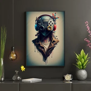 Gaming Prints Games Room Boys Bedroom Decor Gamer Gifts Wall Art Gaming Poster - Picture 1 of 9